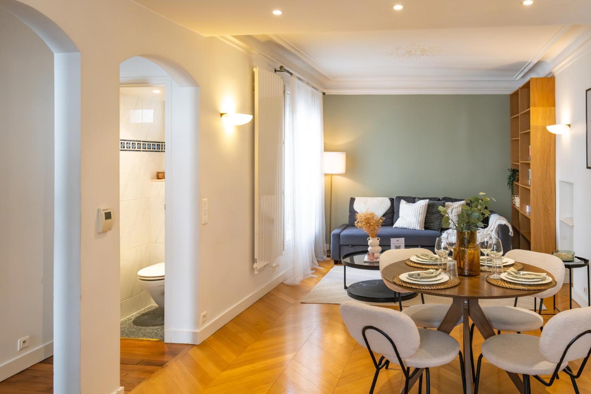 Spacious Apartment For 6 People Paris Exterior photo